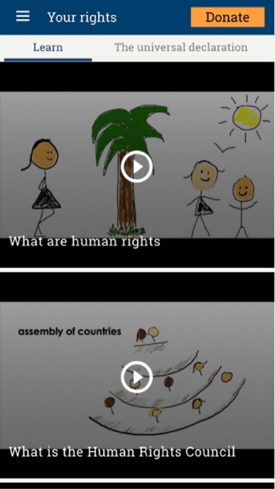 UN HumanRights Screenshot