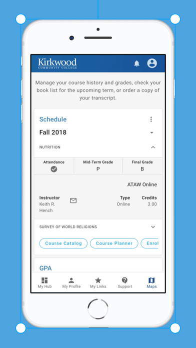 Kirkwood MyHub Screenshot