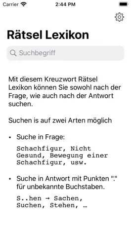 Game screenshot Kreuzwort Rätsel Lexikon mod apk