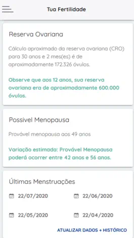 Game screenshot Teste de Fertilidade hack
