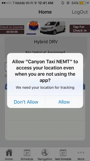 Canyon Taxi Nemt screenshot 4