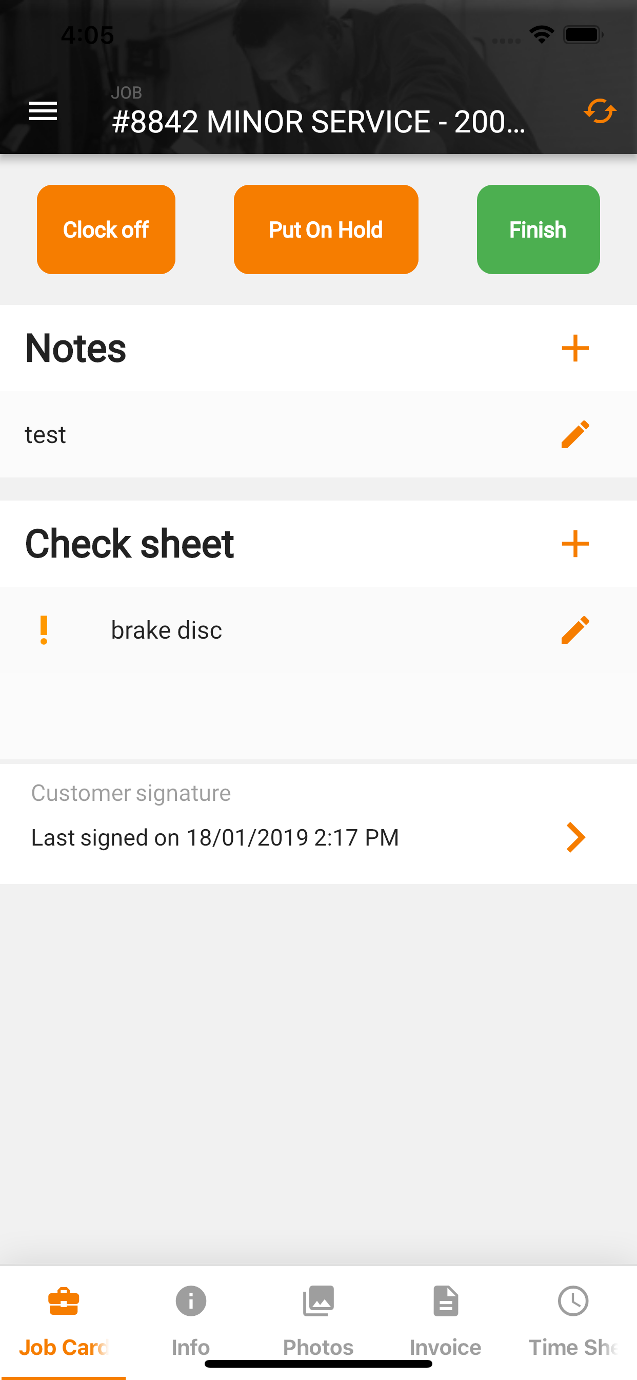 MechanicDesk Mobile screenshot 4