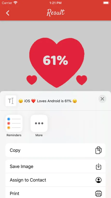 Love Calculator App