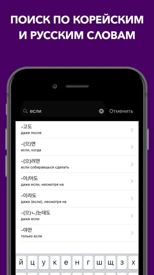 Скриншот TOPIK I 문법 Грамматика на iPhone 6