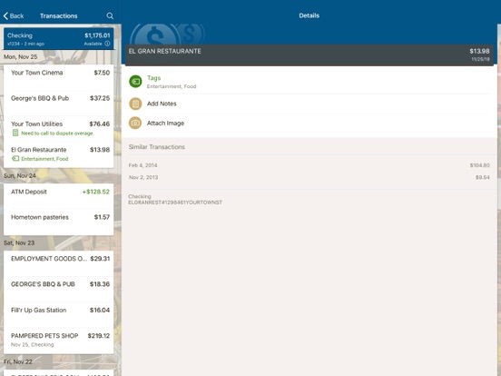 AB&T Go iPad screenshot 4 - Finance app