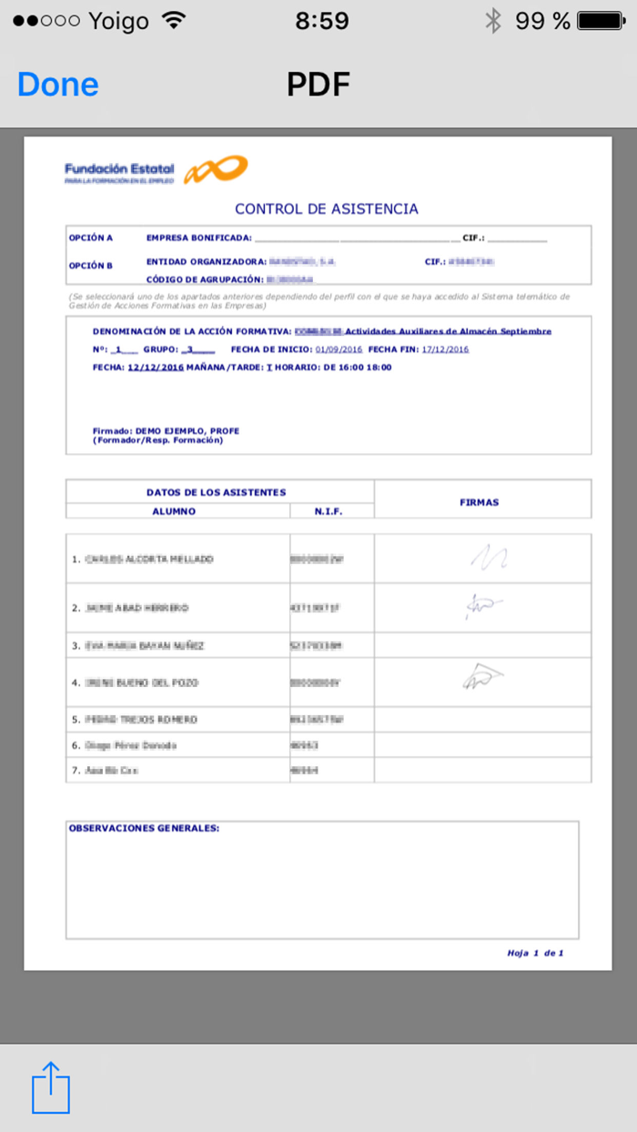 Grupo Siro App Profesor