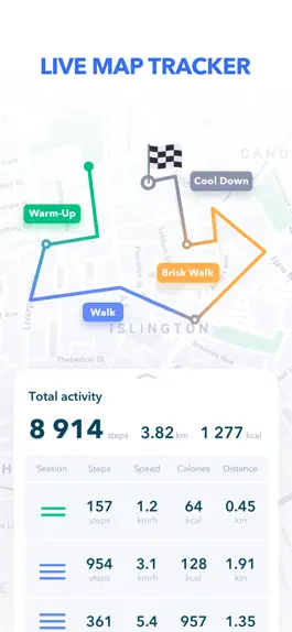 Game screenshot Walking Tracker by GetFit apk