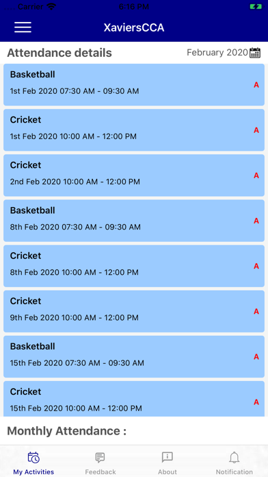 XaviersCCA Screenshot
