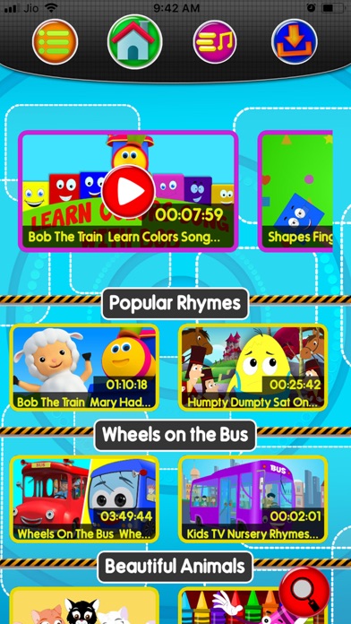 Screenshot #1 pour Nursery Rhymes World for Kids