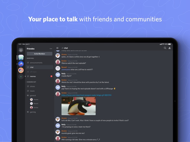 Discord Talk Chat Hang Out On The App Store - 100 free roblox accounts discord bots rhythm is offline