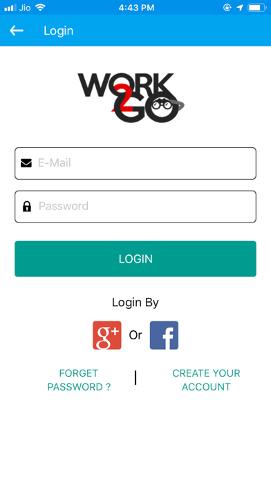 Work2go iPhone screenshot 2 - Business app
