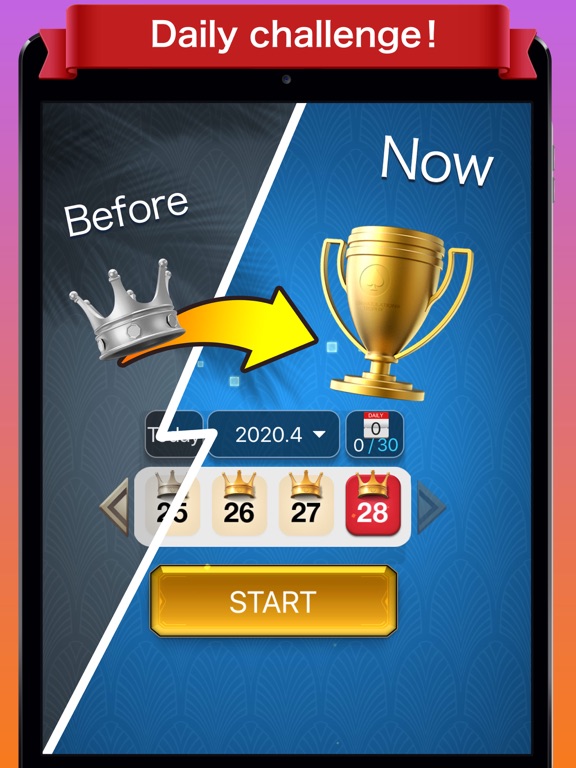 Solitaire∗ iPad screenshot 3 - Games app