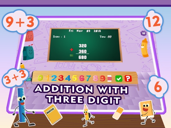 Screenshot #6 pour Jeux De Maths Addition Enfants