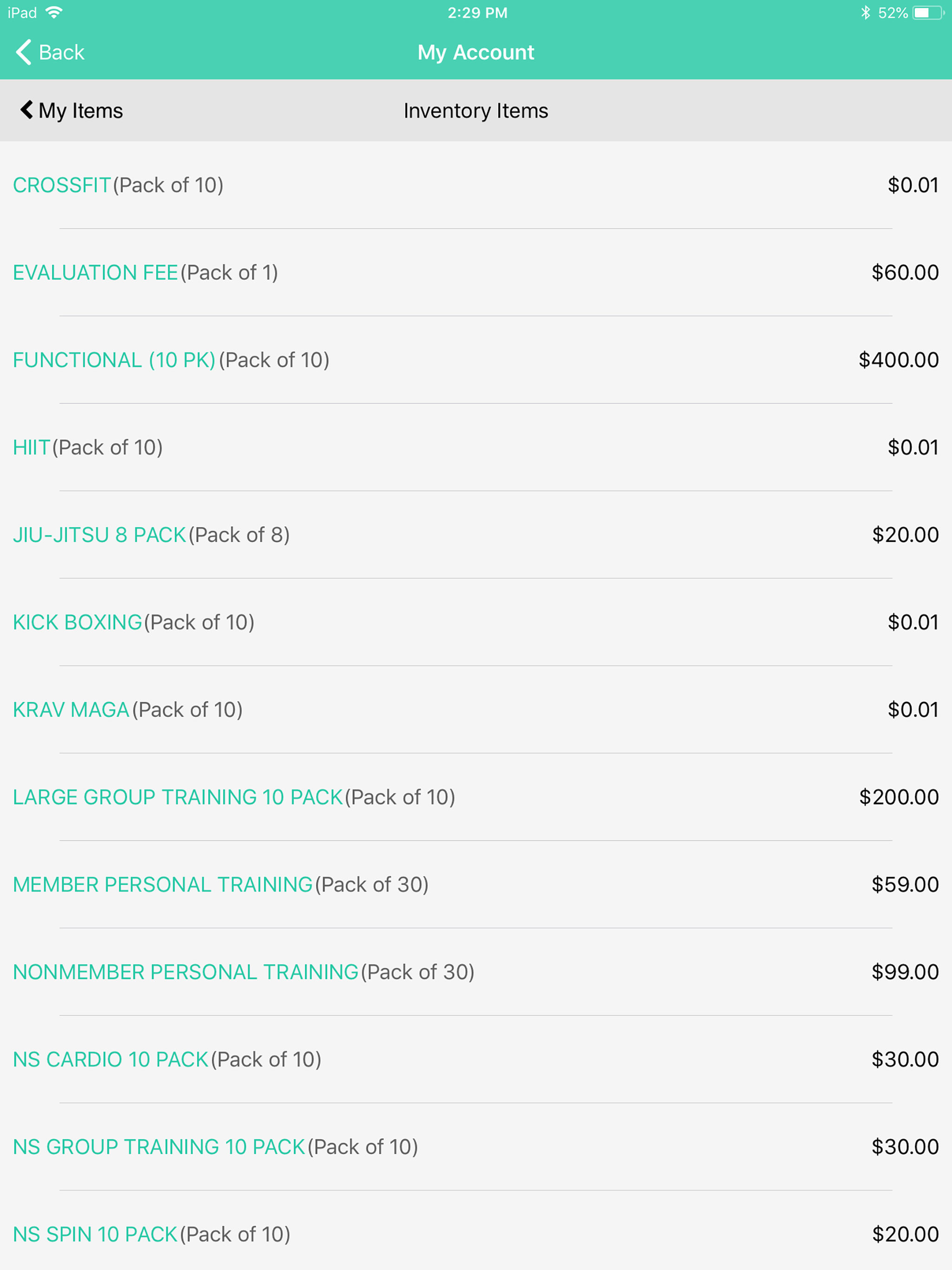 My Member Account screenshot 10