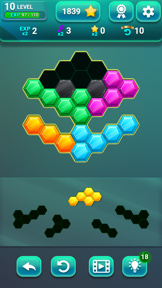 Hexa Gems Puzzle screenshot