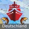 This App offers access to marine vector covering German waters (derived from BSH data)