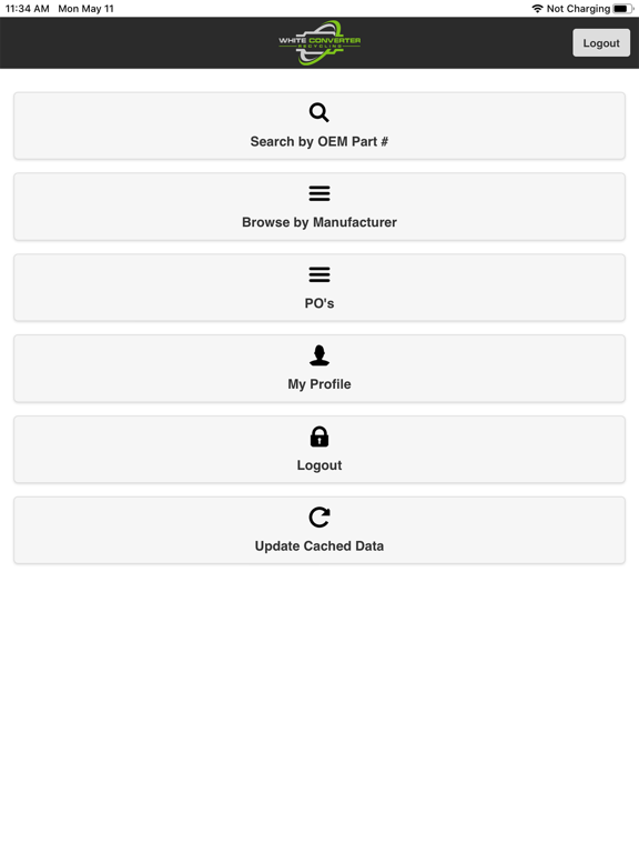 White Converter Recycling iPad screenshot 1 - Business app