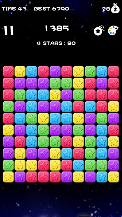 Screenshot #3 pour Popping Stars-classic game
