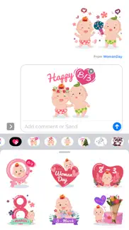 How to cancel & delete woman day emoji funny stickers 2