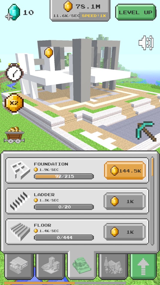 #4. House Craft - Block Building (iOS) 由: VITALII DRIBNOKHOD