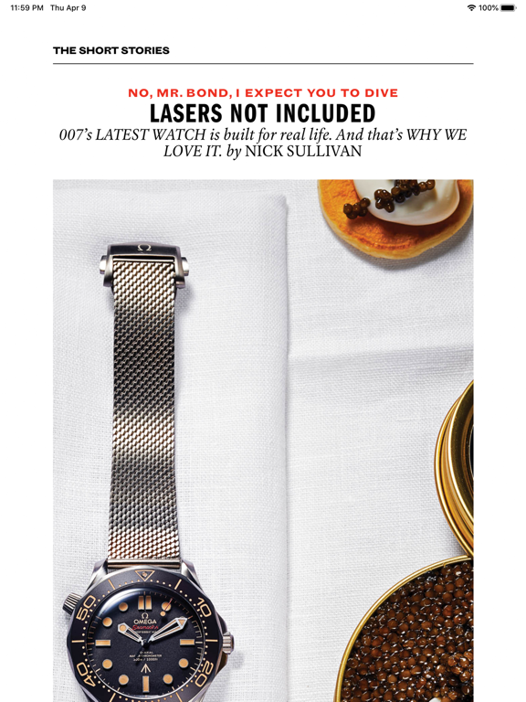 Esquire Magazine US iPad screenshot 4 - Lifestyle app