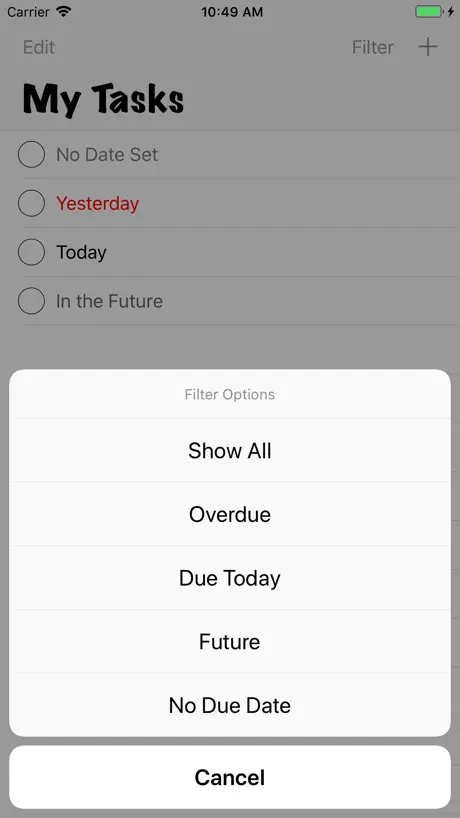 My Tasks