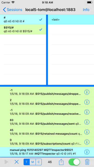 MQTTInspector Screenshot