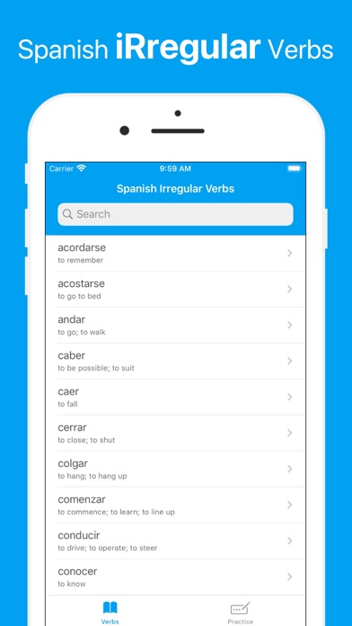 iRregular: Learn Spanish Verbs Screenshot