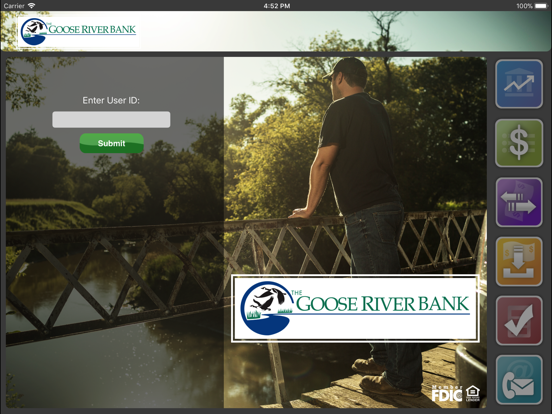 Goose River Bank Tablet