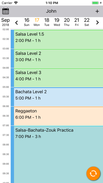 TimeSchedule Screenshot