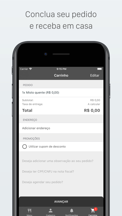 Screenshot #1 pour Blu Pizza Delivery