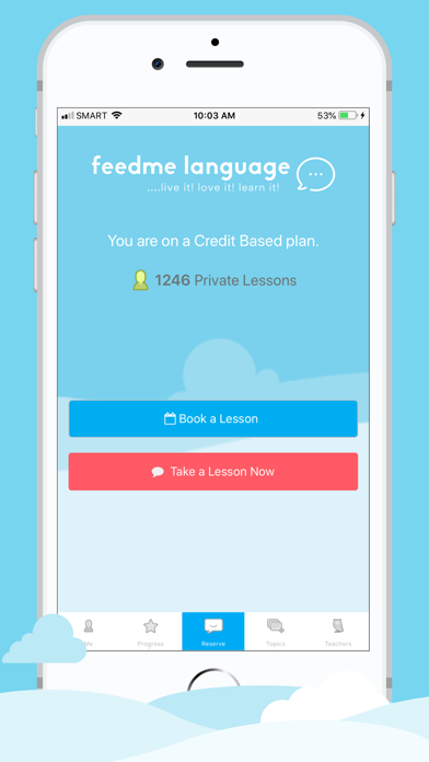 Feedme Language Screenshot