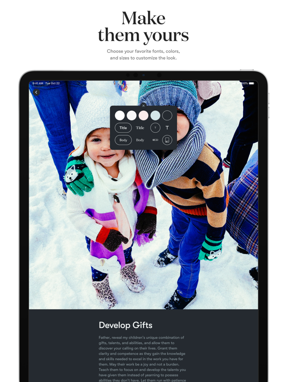 PrayToday – Daily Reminder iPad screenshot 6 - Lifestyle app