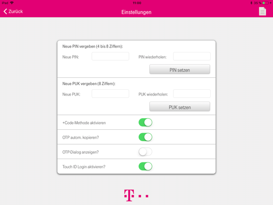 Screenshot #6 pour TeleSec OneTimePass SmartToken