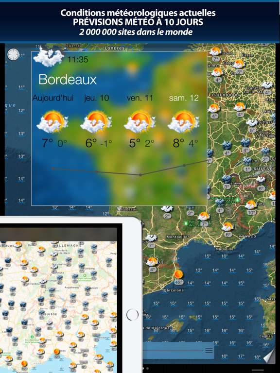 Screenshot #5 pour Cartes Meteo France & Europe