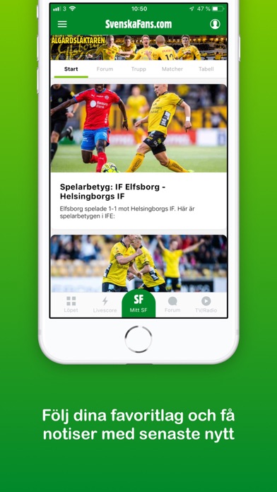 SvenskaFans Screenshot