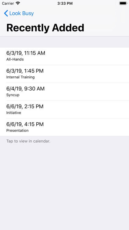 #LookBusy Fake Calendar Events screenshot-3