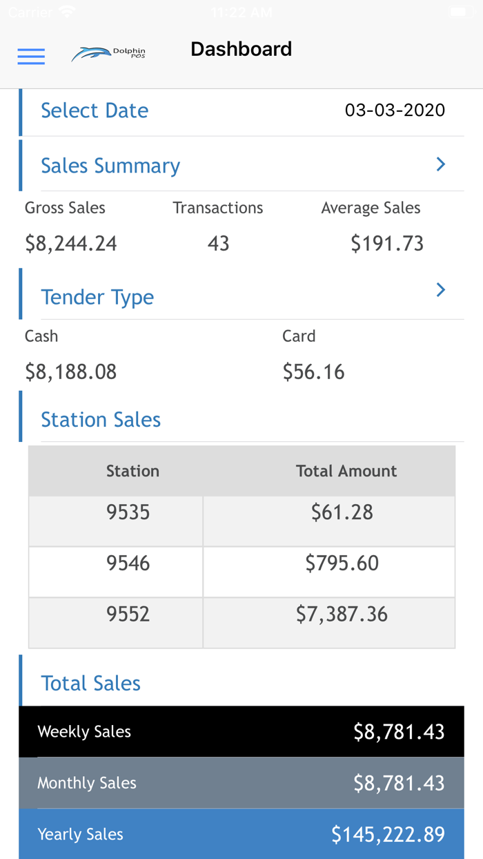Dolphin - Mobile Point of Sale