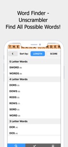 The Word Finder screenshot #1 for iPhone
