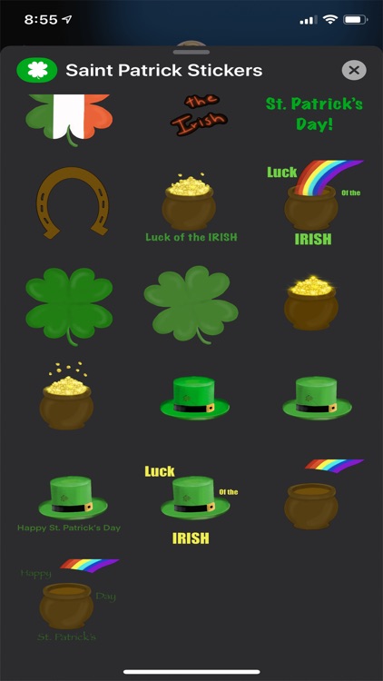St. Patrick's Stickers