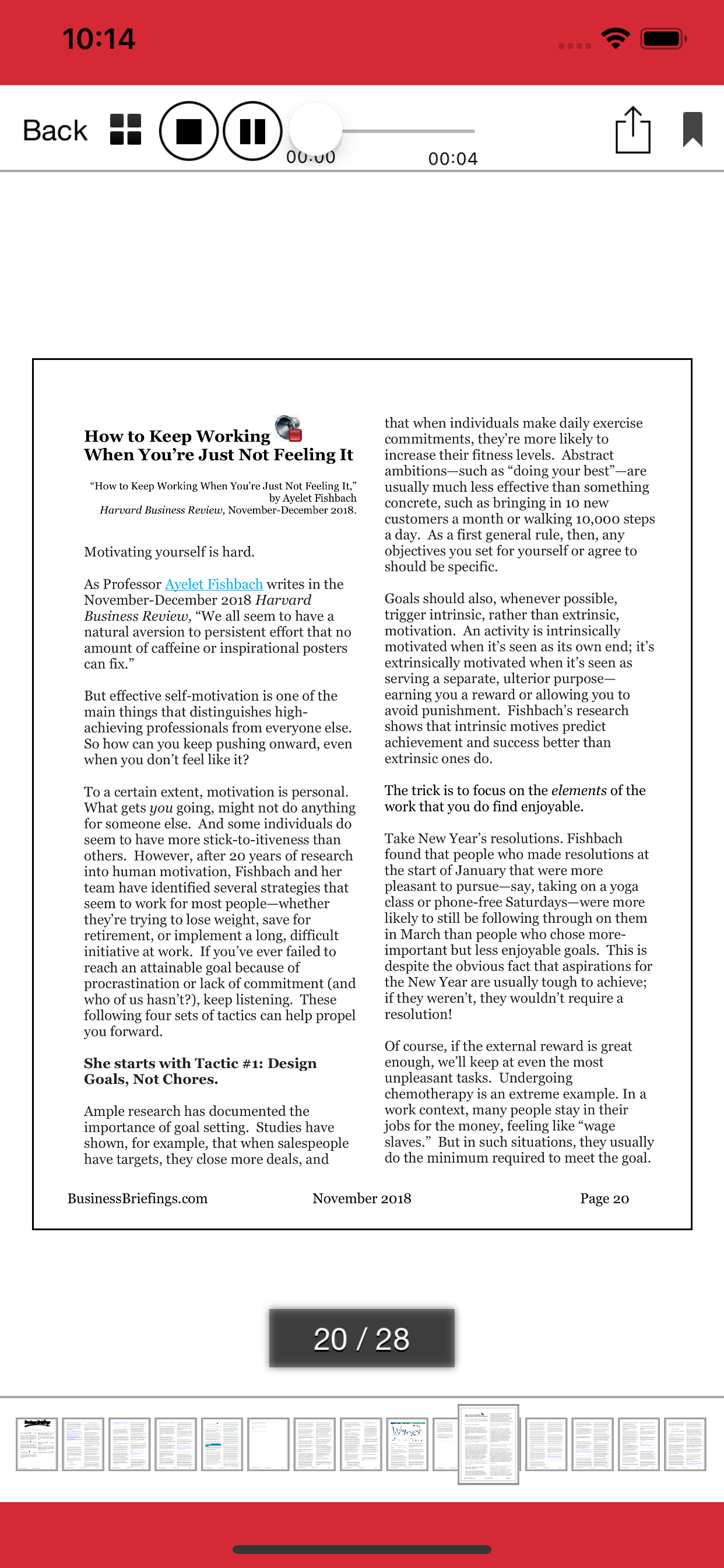 Business Briefings | Audiotech screenshot 4