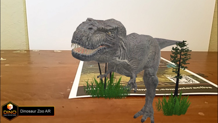 Augmented Reality Dinosaur Zoo