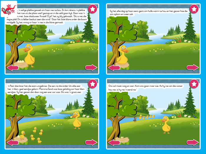 Die Lelike eendjie Afrikaans