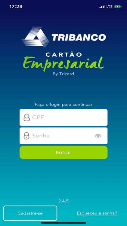 Tribanco Cartão Empresarial