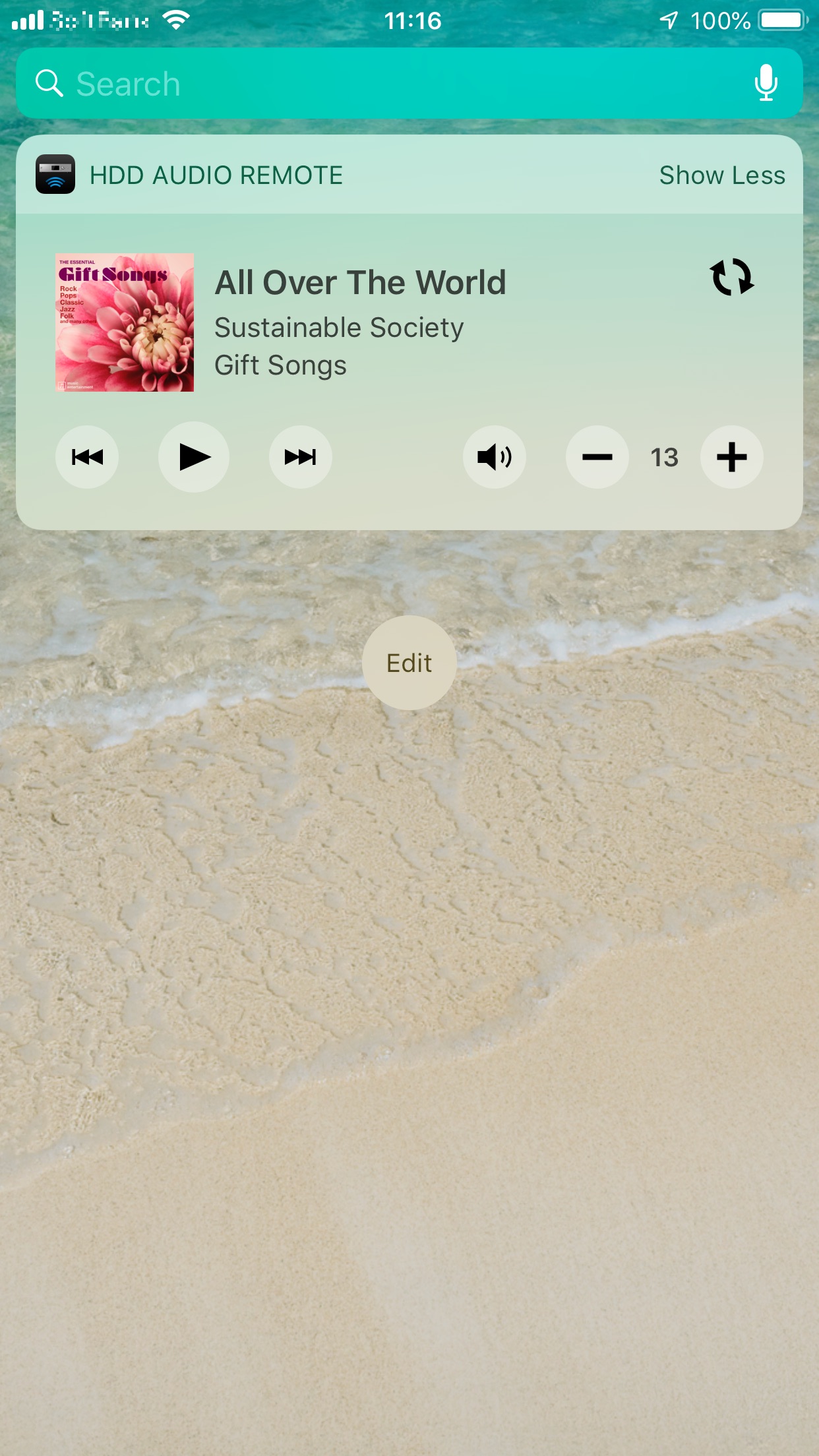 Screenshot 1 of HDD Audio Remote