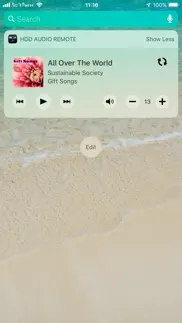 hdd audio remote iphone screenshot 1