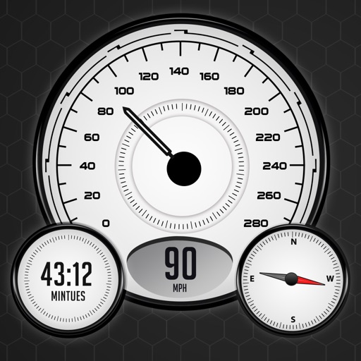 GPS Speedometer & Compass HUD Icon