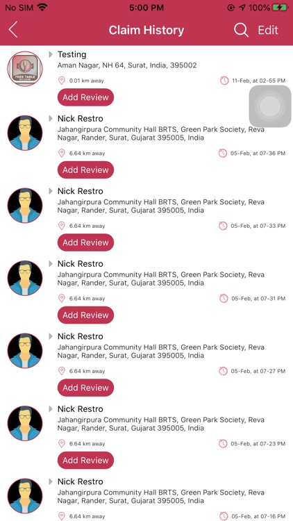 Free Table - Dine now