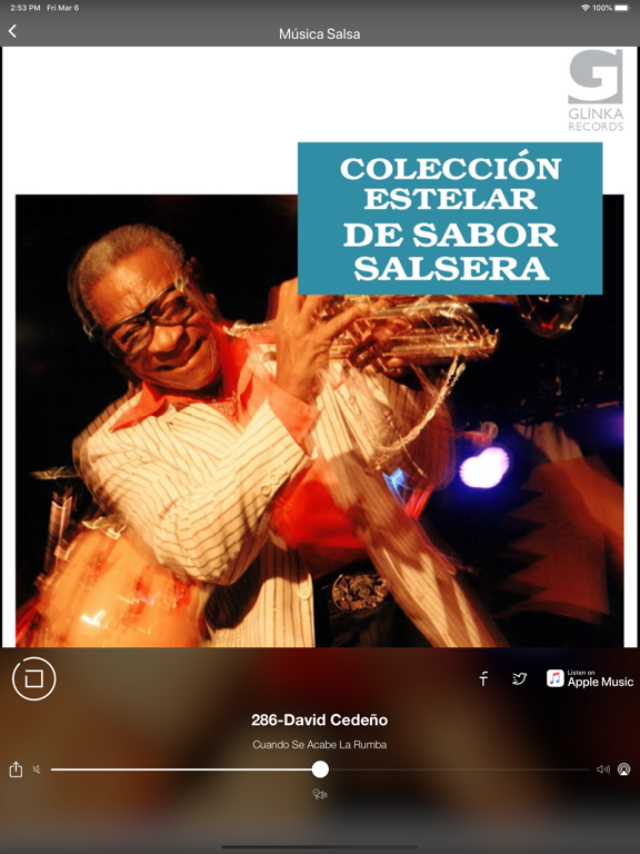 Salsa Music Radios iPad screenshot 5 - Music app