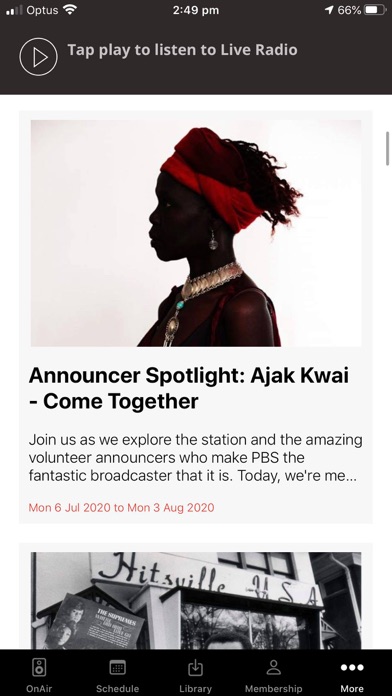 PBS FM Screenshot